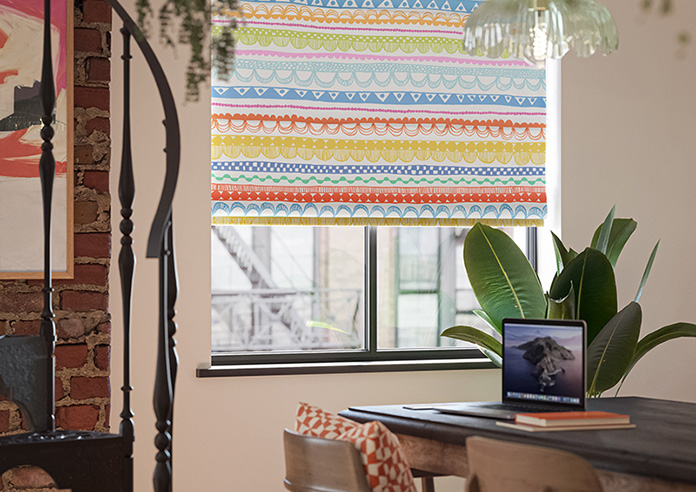 Bohemian, Brights - Motorised Roman Blind - Image 5